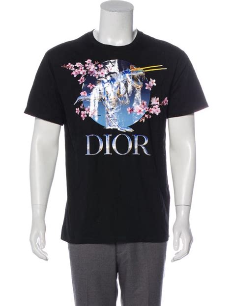 dior and sorayama print t shirt